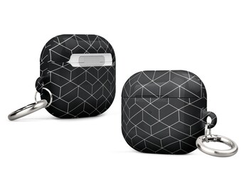 Black Hexagon Case for AirPods®