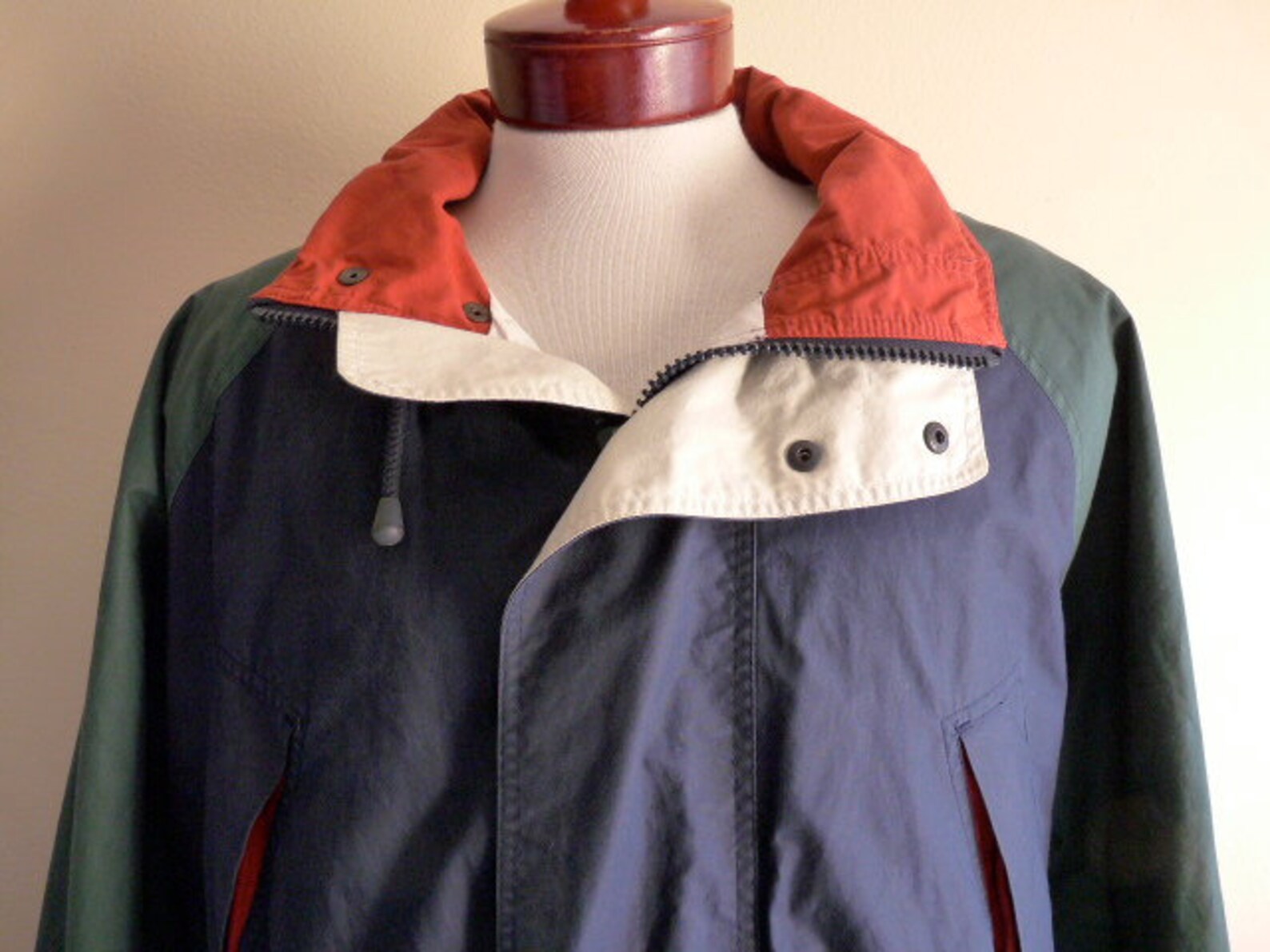 Vintage 80's 90's Nautica sailing jacket color block Etsy