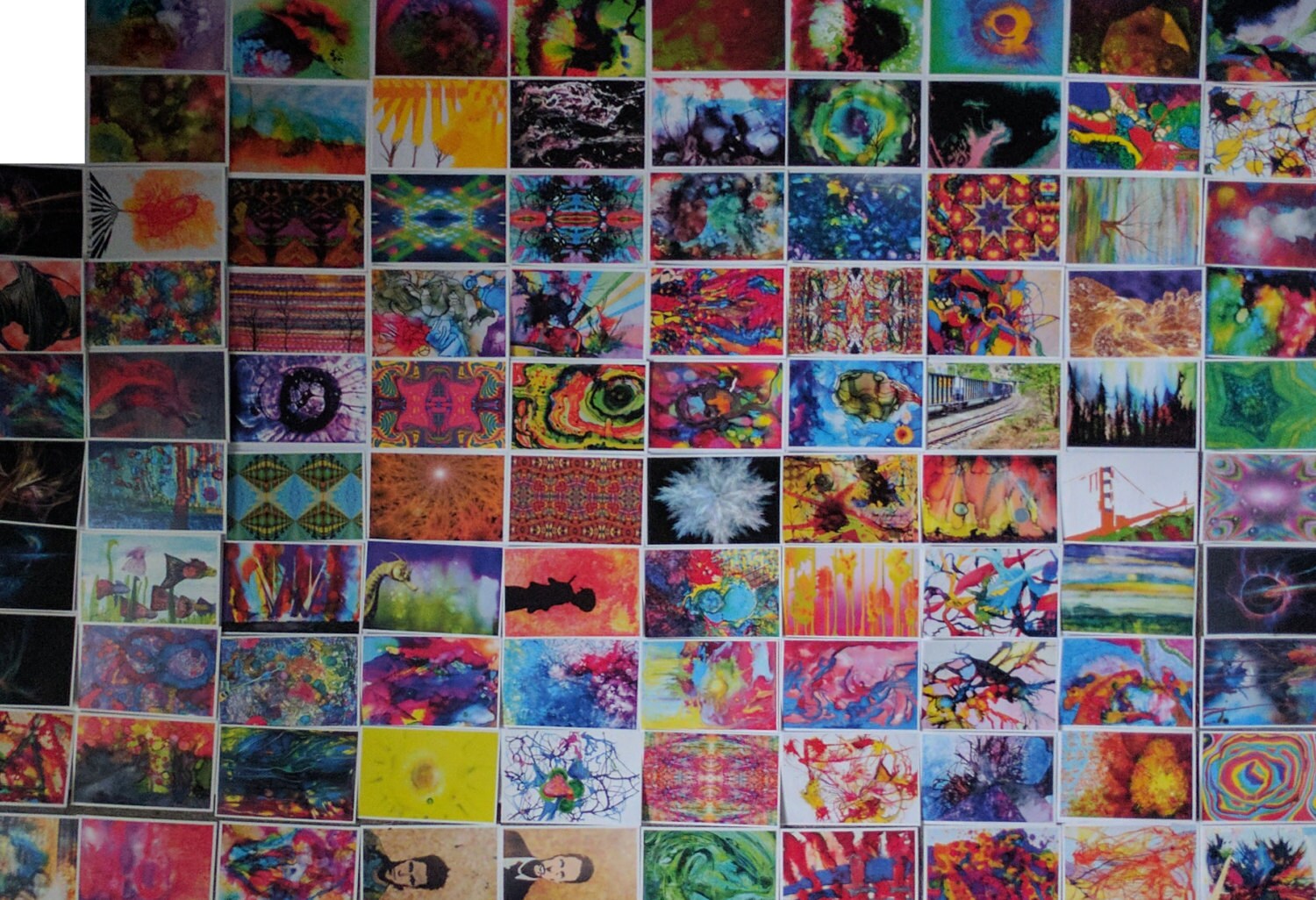 100 Bulk Art Postcards / Wholesale Postcard Lot / Artist Etsy