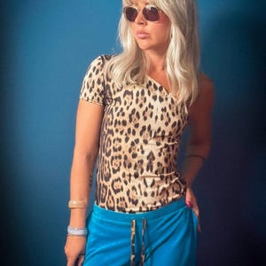 Roberto Cavalli Leopard Print Top - Etsy