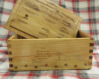 Pet Urns Memorial Boxes