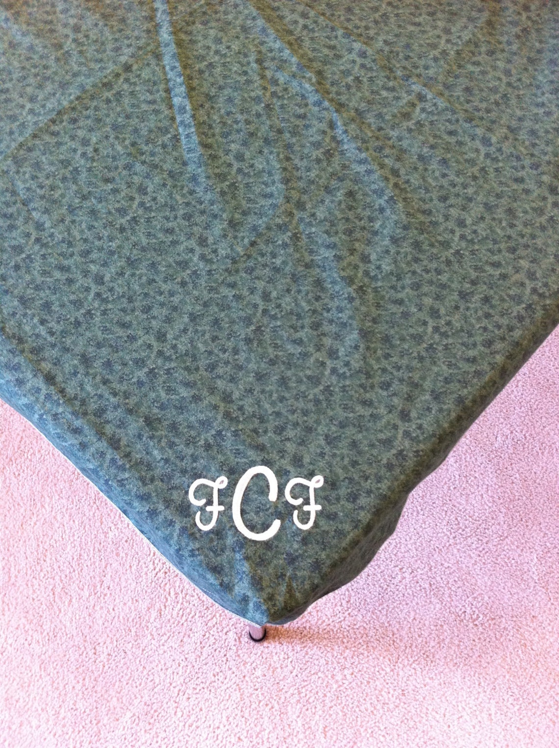 Personalized Royal Blue Card Table Cover Etsy