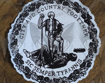 Clean Slate 3" vinyl sticker