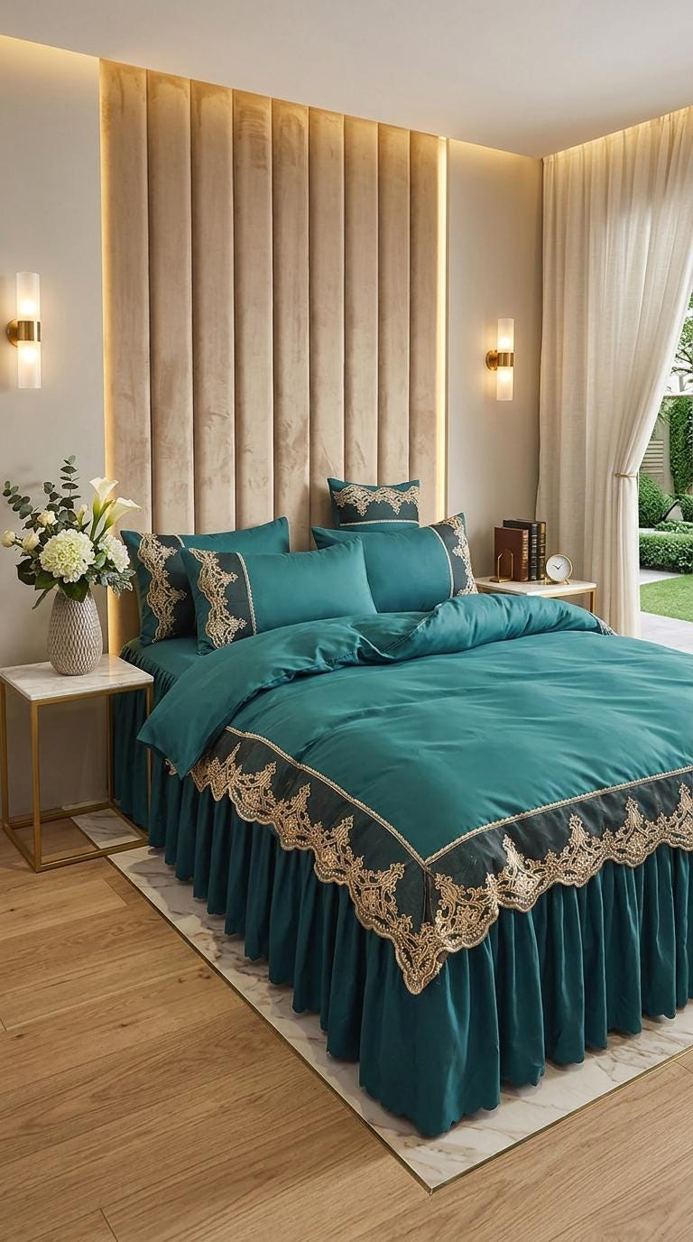 Silk Bed Skirt - Etsy