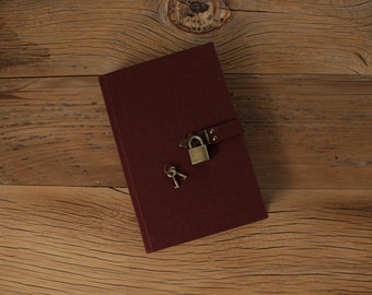The Secret Diary, Brown Linen - Made to Order