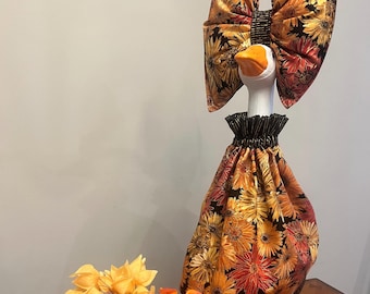 Porch Goose Outfit - Fall in Bloom - Dress, Bloomers and Bow