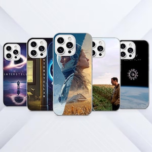 Interstellar telefoonhoesje Cooper Space Cover voor iPhone 18Pro, 17, 16, 15, 14, 13, Samsung S26, S25, S24, S23Fe, A16, A56, Pixel 11 Pro