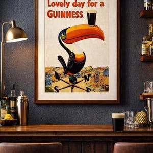 Guinness Toucan Poster - Etsy