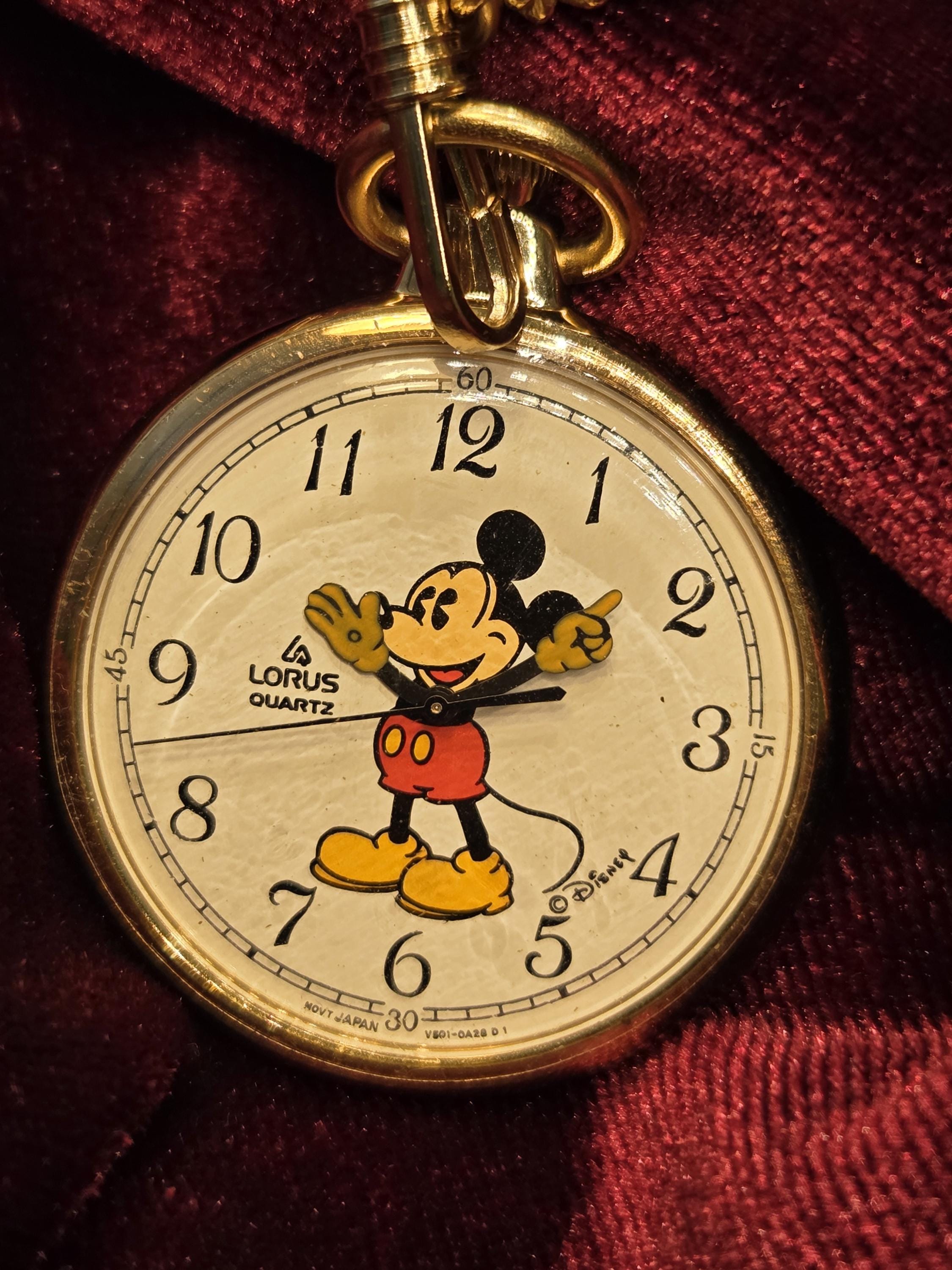 Mickey Mouse Pocket Watch - Etsy