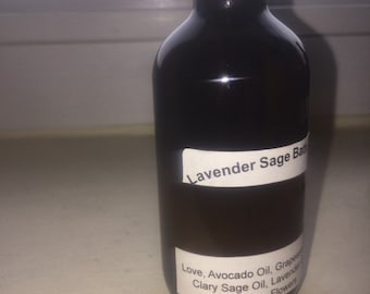 Lavender Sage Body Oil 2oz (large)