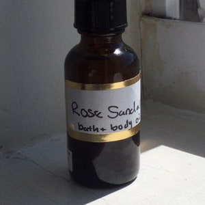 Pre-Order Rose Sandalwood Body Oil 2oz (large)