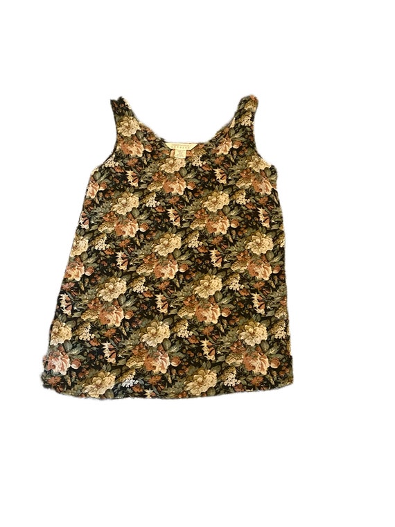 90's vintage Compagnie Internationale Floral Print Tank Top