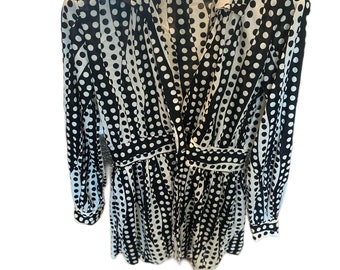 1960’s Vintage Polka Dot Nylon Mini Dress Size Small/Small M