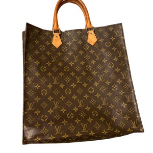 Louis Vuitton Monogram Sac Plat Tote Bag
