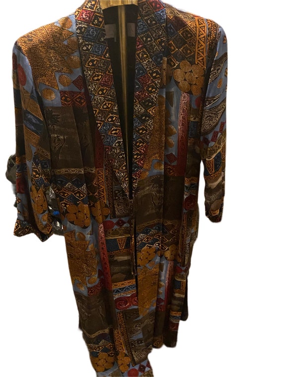 1980’s Vintage Duster By Dorthy Schoelen Size Sma… - image 5