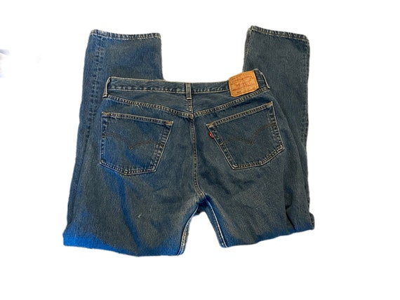 Vintage 1998 Levis 501 37.5 Inch Waist 32 Inseam Made in USA 90s