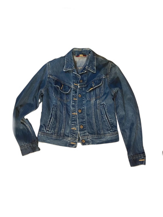 1980s Vintage Ms. Lee Lee Rider Jean Jacket Size Small - Etsy