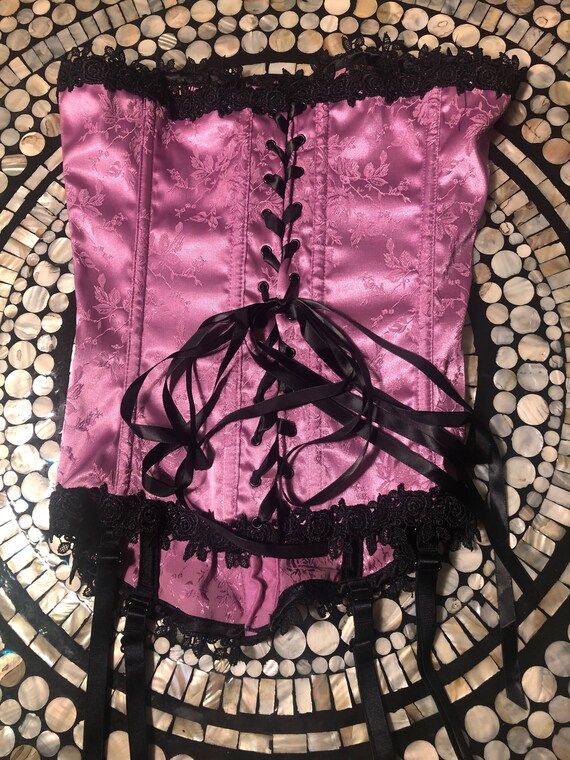 Purple Vintage Corset by Fredericks of Hollywood S