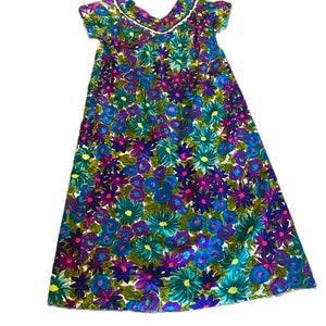 1960’s Floral Print Mumu By Lauhala Made In Hawaii