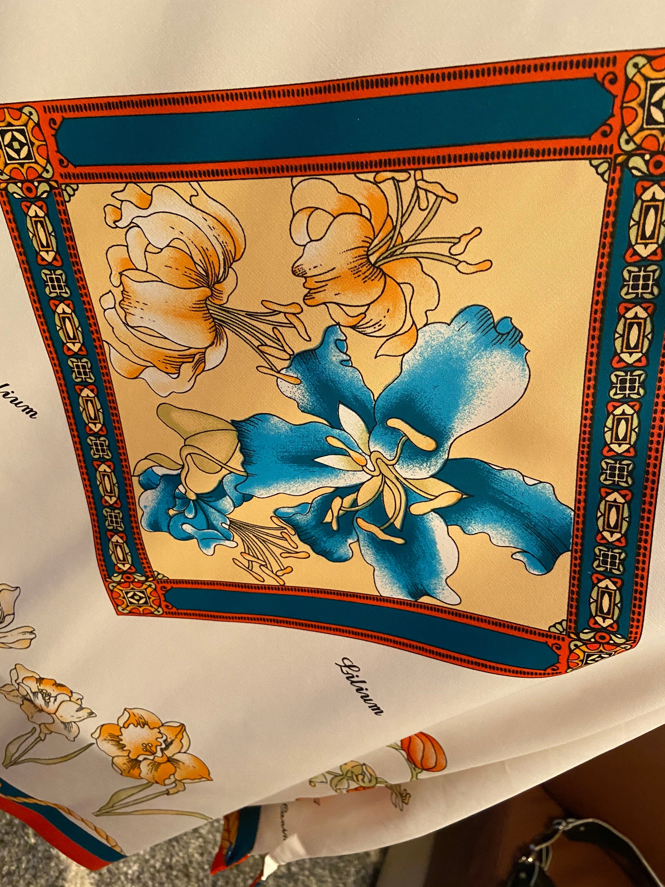 Chemisier Vintage Weinberg Paris Années 80, Imprimé Graphique Baroque, Taille L, état Excellent