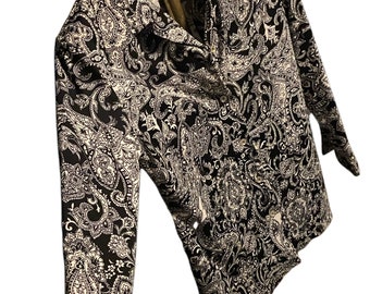 1970-tals vintage långärmad skjorta storlek Medium matchande bälte