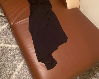 Y2K Vintage Black Halter Neck Dress by Max Studio, size small