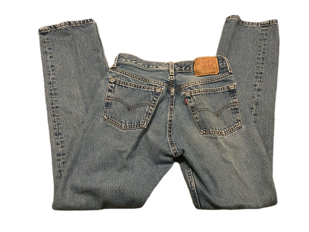 1980's Vintage Rare Levi Student Jeans Made in USA Size 27 Waist