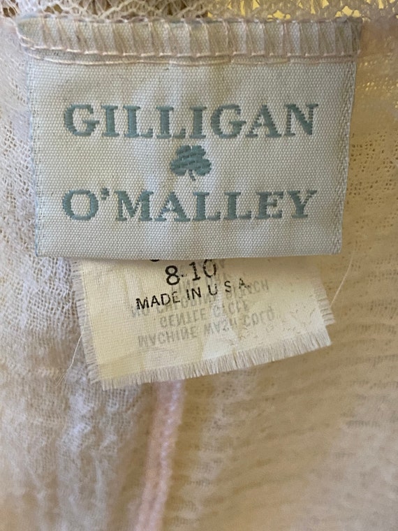 1970s to Early 1980s Crinkle Lace Trim Collar Nig… - image 10