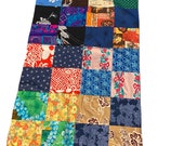 1960s To 1970s Handmade Patchwork Runner