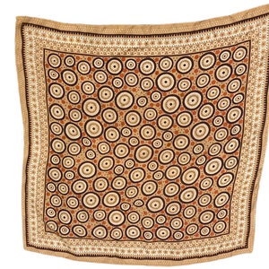 Vintage Floral Print Scarf