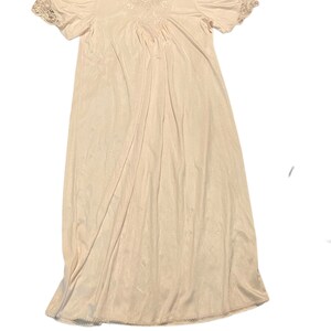 1980s Cream Nightgown Dress By Wienna Size medium some large