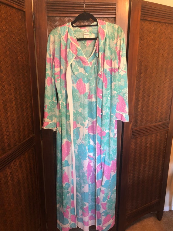 1970s Emilio Pucci for R size small nightgown, si… - image 1