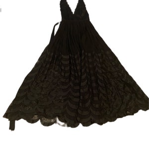1970’s Vintage James Galanos Silk Chiffon Evening Gown XS to S