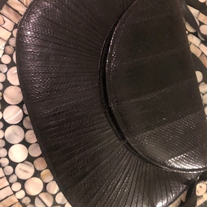 80s Vintage Reptile Skin Bag by Soldana