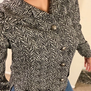 70s Vintage Light Weight Jacket/Shirt with Butterfly Collar