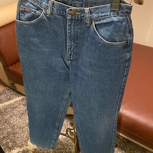 90s Vintage Lee Riders High Waisted Jeans size 29 waist image 9