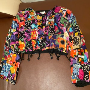 80’s Vintage Crop Top Jacket by Instyle