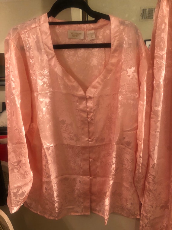80s Vintage Victoria’s Secret Matching Pajama Set… - image 1