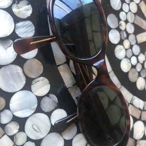 90s Vintage Giorgio Armani Tortoiseshell Sunglasses