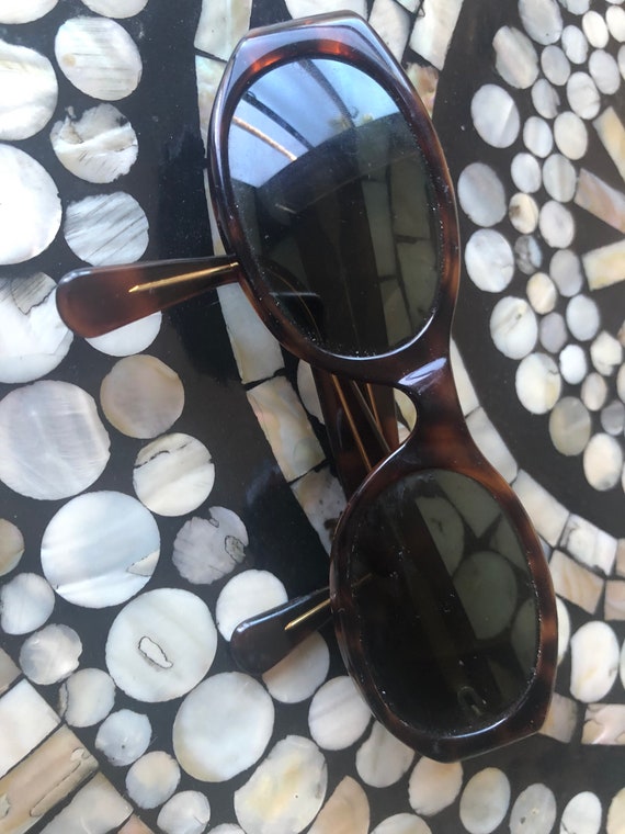 90s Vintage Giorgio Armani Tortoiseshell Sunglasse