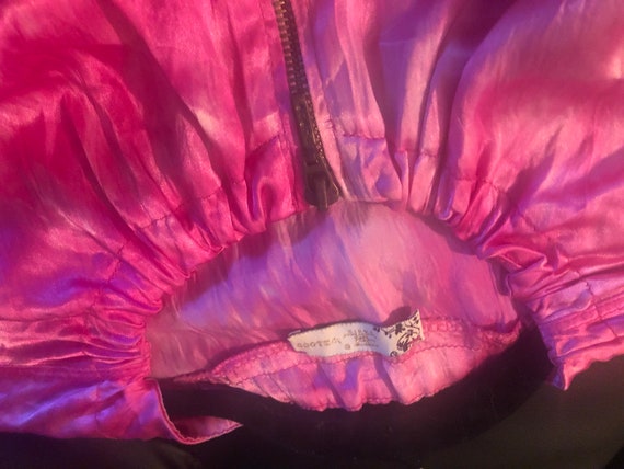 Vintage Y2K Pink Silky Tie Dye Jacket - image 3