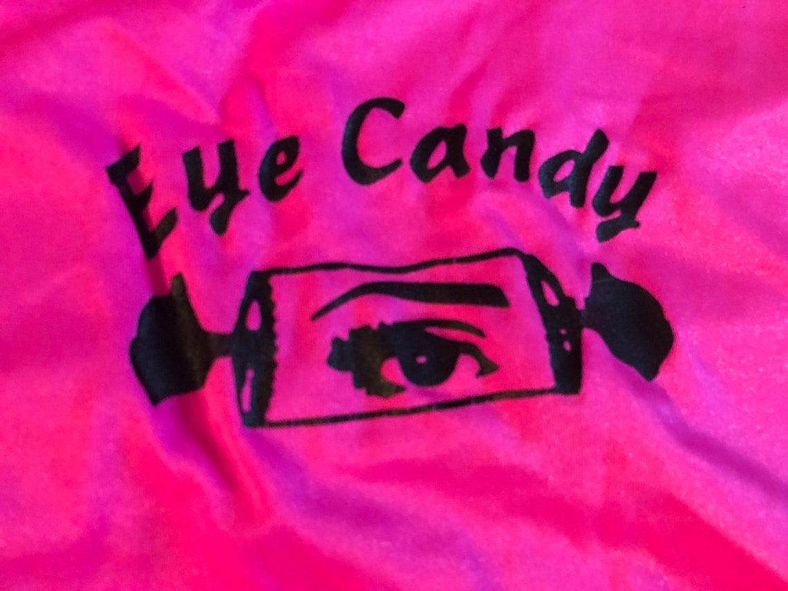 Eye Candy Vintage Hot Pink Crop Top Size Small to Medium Etsy