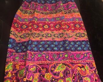 True Vintage 60s skirt, Medium to Large
