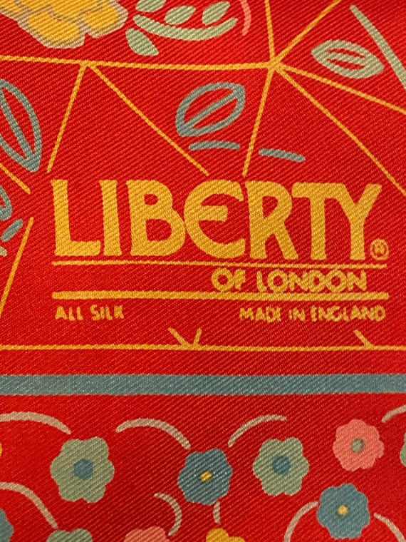 1970’s to 80’s Vintage Liberty Of London Red Mult… - image 3