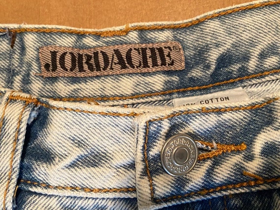 1980s Vintage Jordache High Waisted Light Acid Wa… - image 10