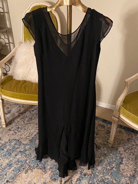 1990s Black Armani Dress Size 42 Italian