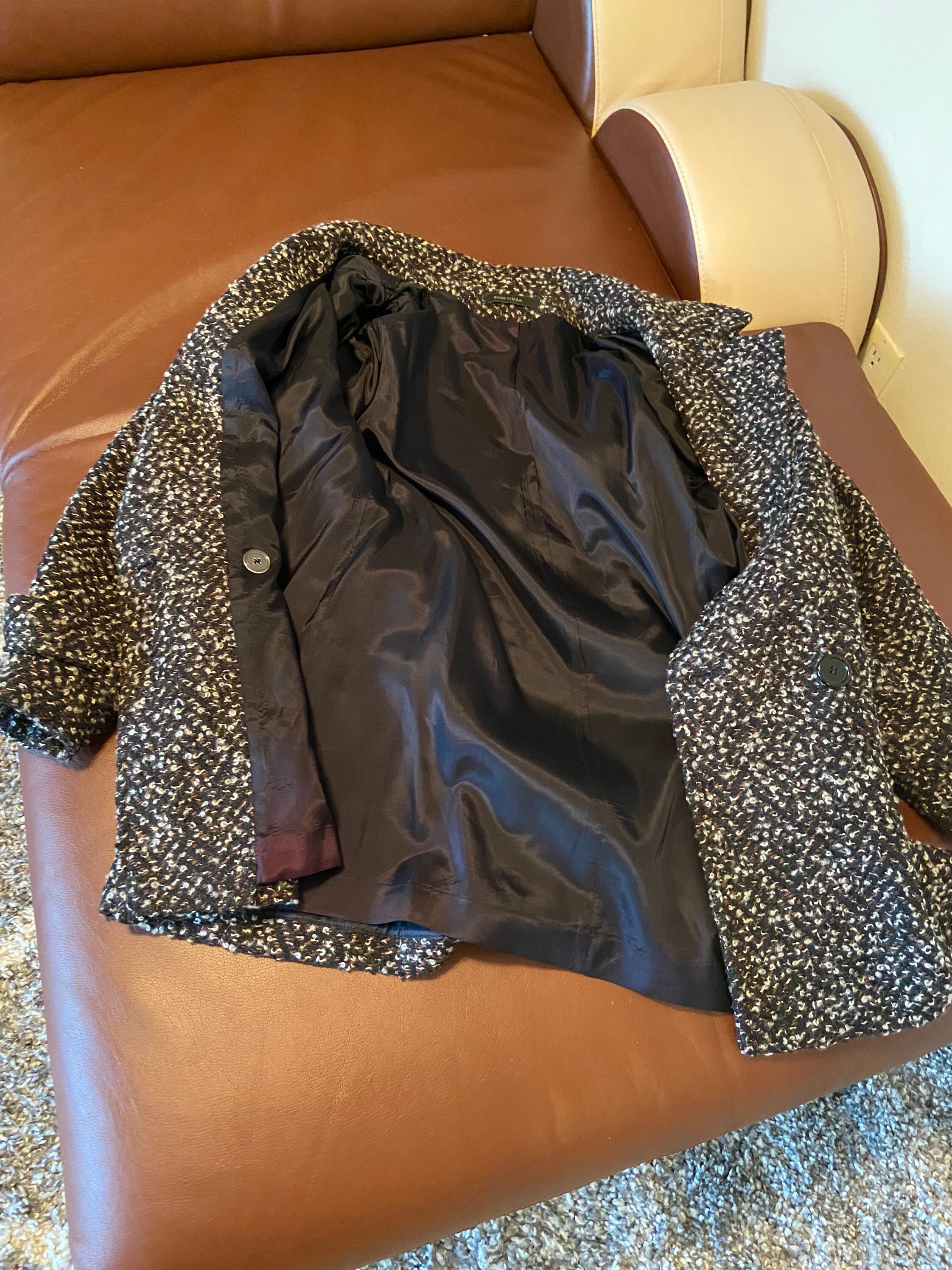 80's Vintage Tweed Jacket - Etsy