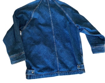 LEVI’S / 90's USA BIG SIZE denim jacket 1990's Vintage Levi's Unisex Oversized Big & Tall Zip up