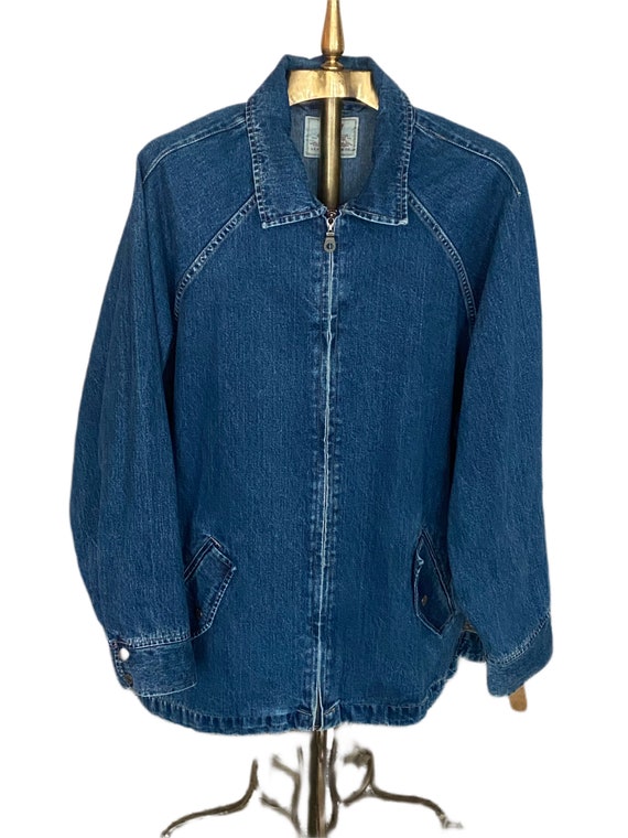 1990's Vintage Levi's Unisex Oversized Big & Tall Zip up Denim