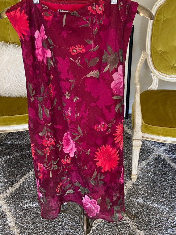 Robe Vintage Rouge Necessary Objects Par Ady Gluck-Frankel – Taille M, Jamais Portée